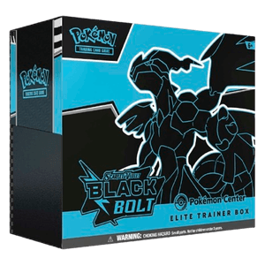 Black Bolt Pokémon Center Elite Trainer Box Elite Trainer Boxes
