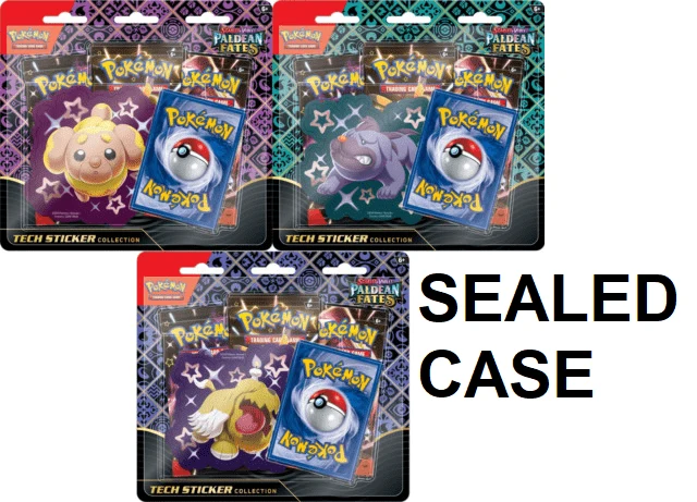 Paldean Fates Tech Sticker Collection Case